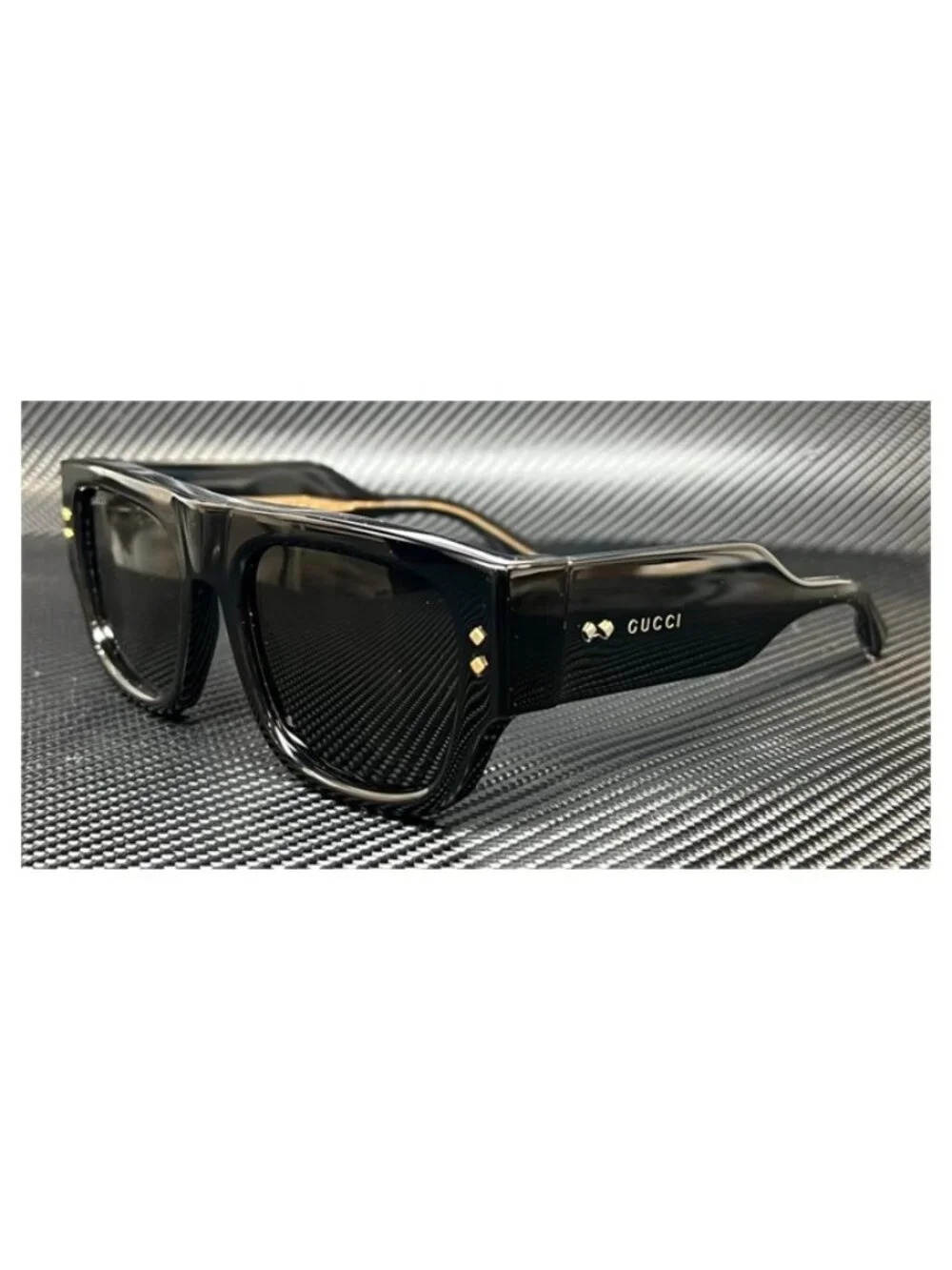 New Gucci Men Black Sunglasses 54-21-145